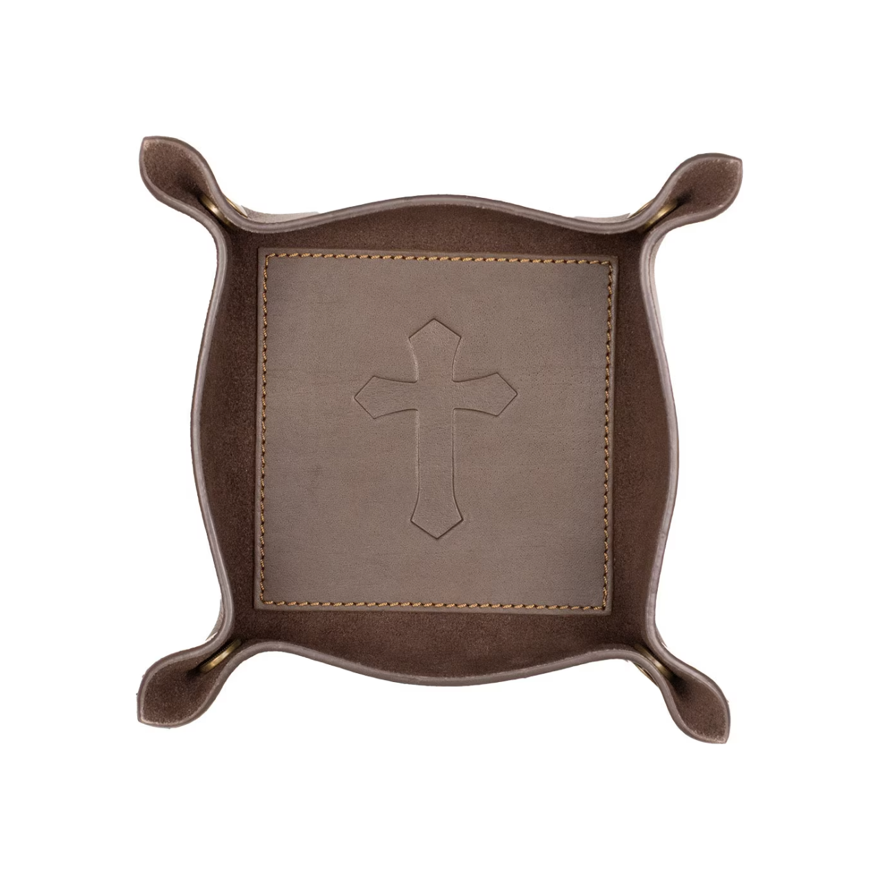 Cross Embossed Valet Tray