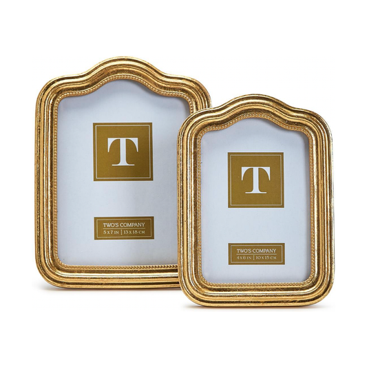 Arched Gold Frame: