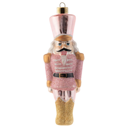 Nutcracker Ornament - Pink