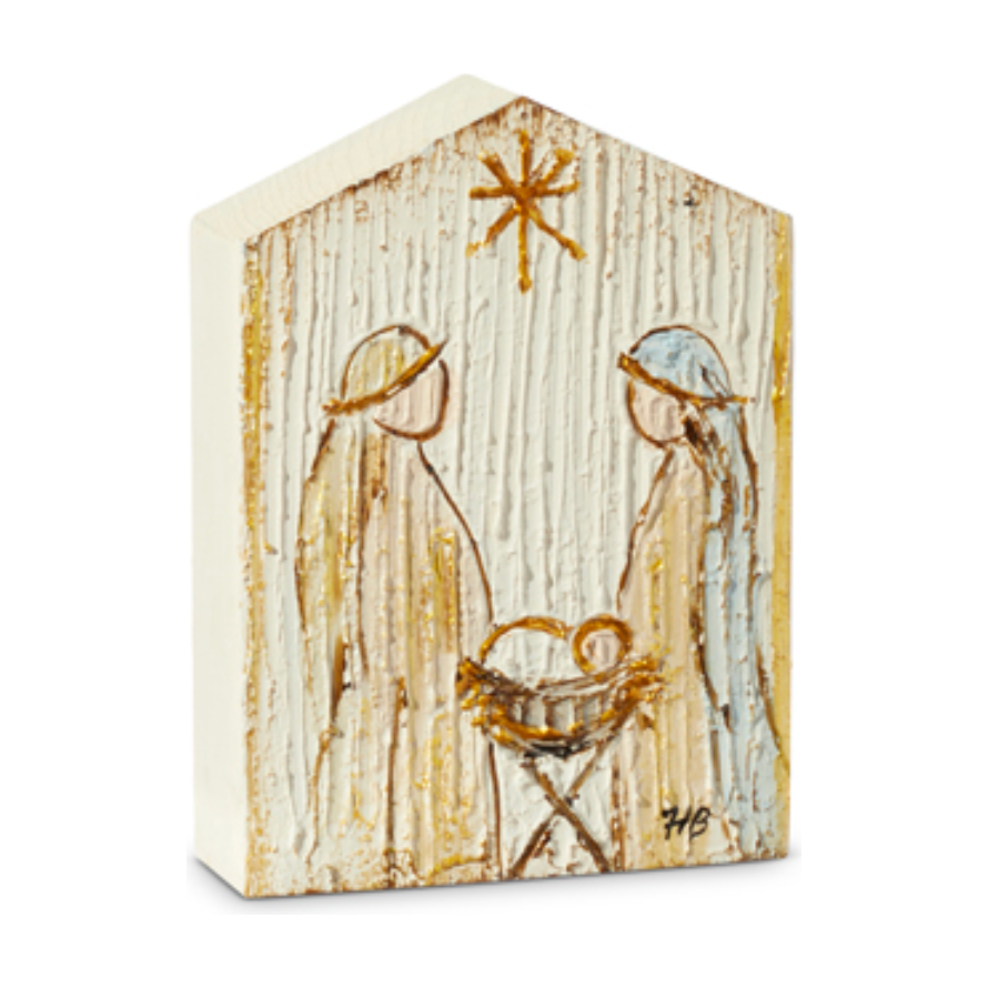 Holy Family Textured Block