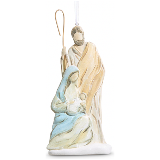Nativity Molded Shape Ornament