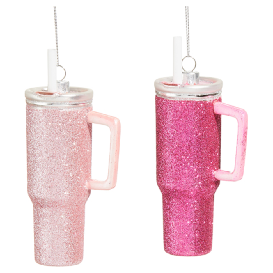 Pink Disco Tumbler Ornament