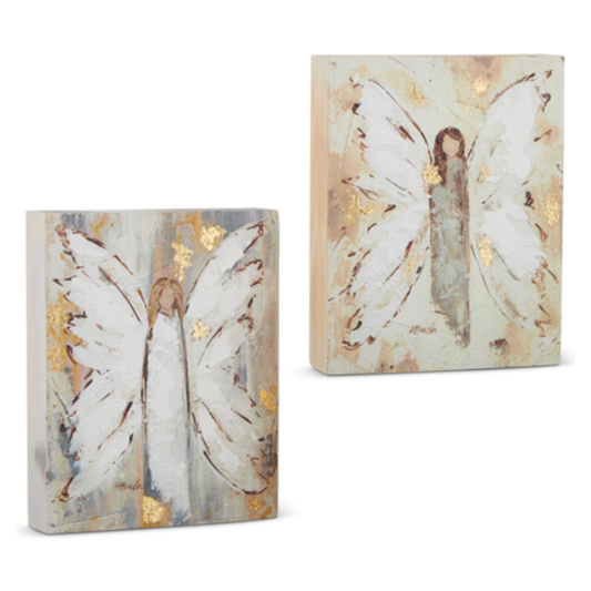 Angel Block Wall Art