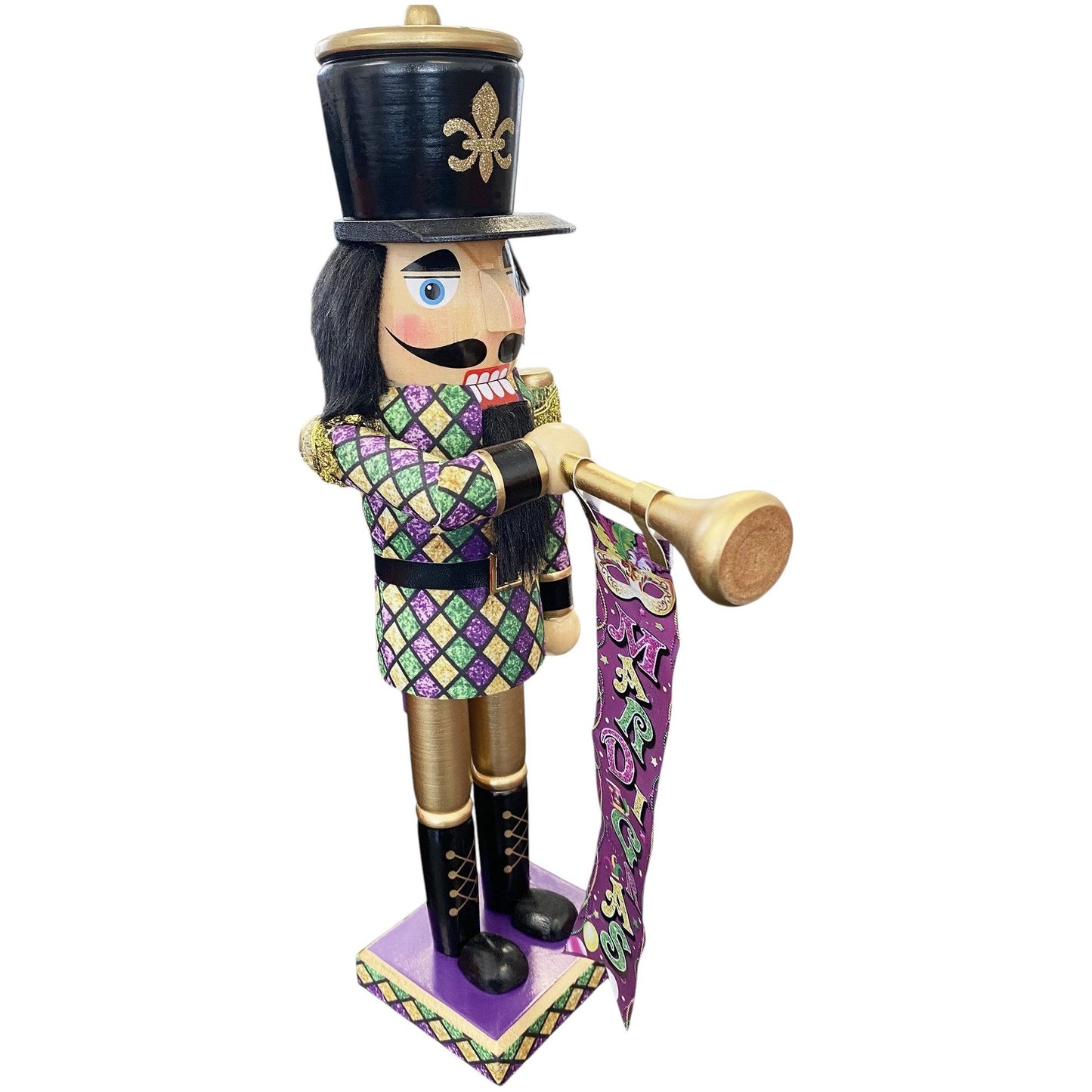 14" Mardi Gras Nutcracker
