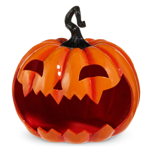 14" Jack-o-Lantern Jar