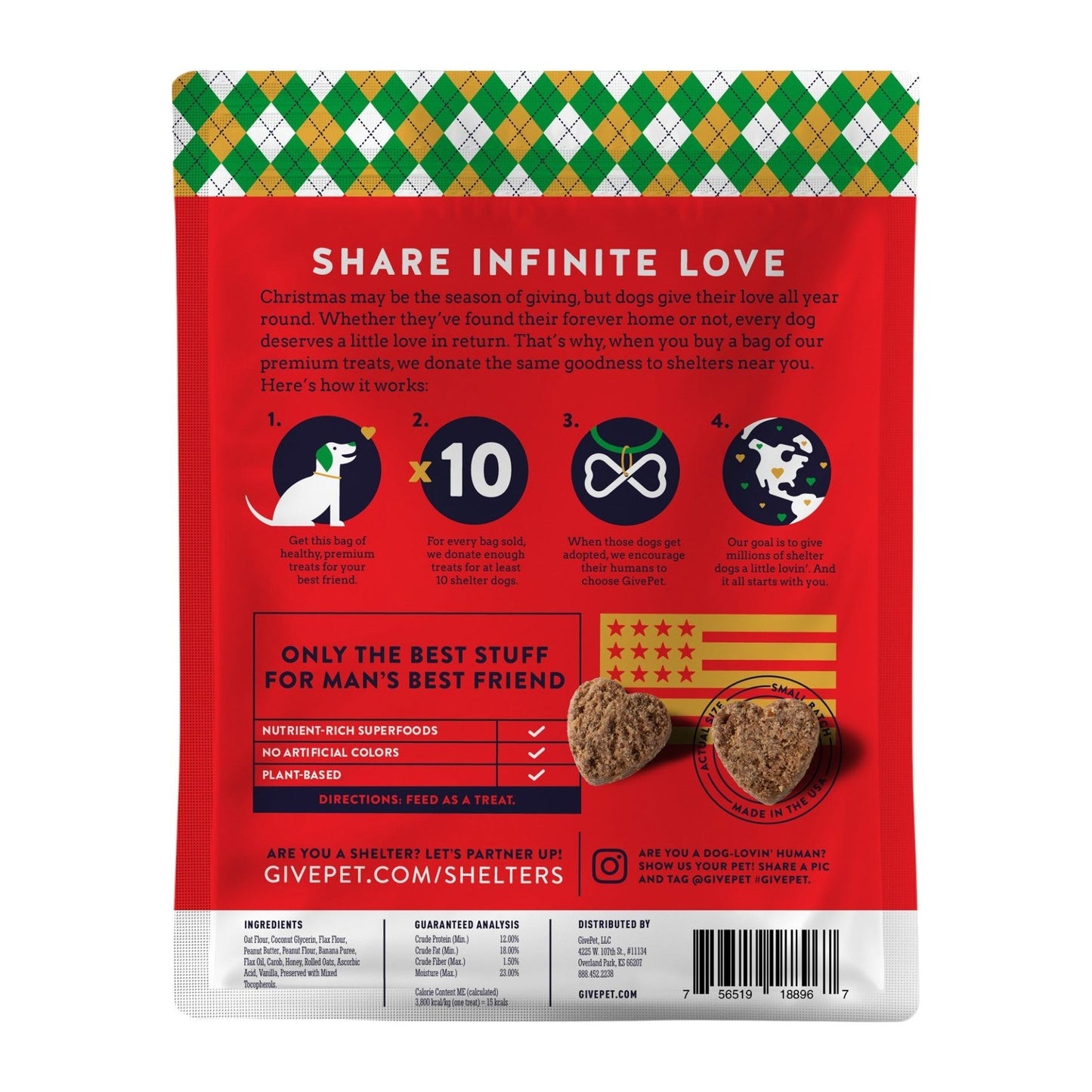 Give Pet: Muttcracker Soft Baked Treats