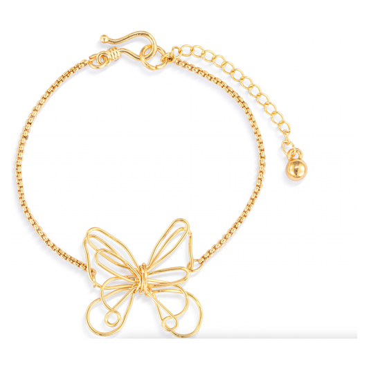 Butterfly Open Bracelet