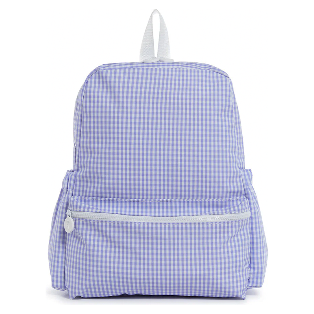 Trvl Backpack: Gingham Lilac