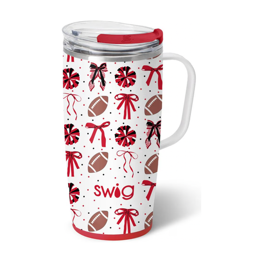 We've Got Spirit - Red + White - Travel 22oz