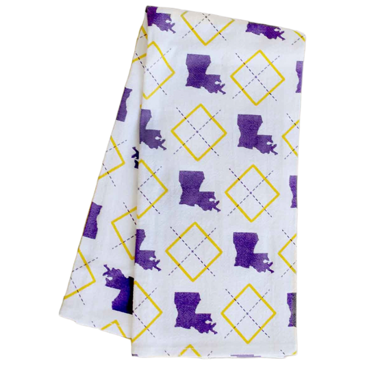 Louisiana Patterned Towel