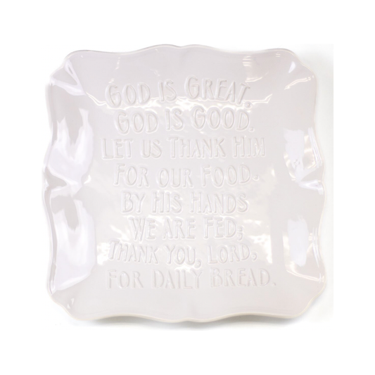God Is Great Platter