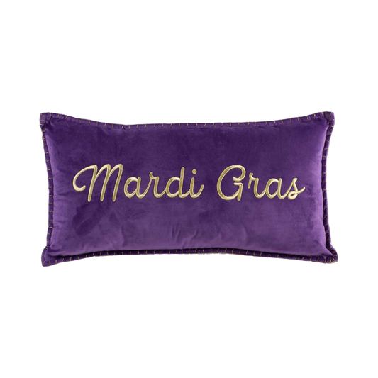 Mardi Gras Lumbar Pillow