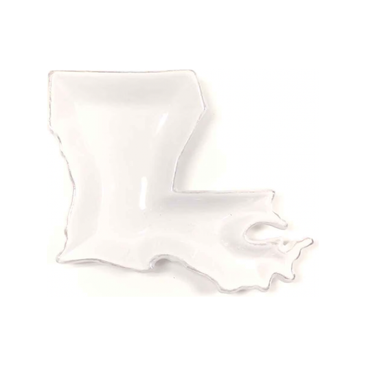 Louisiana Shaped Tidbit Dish