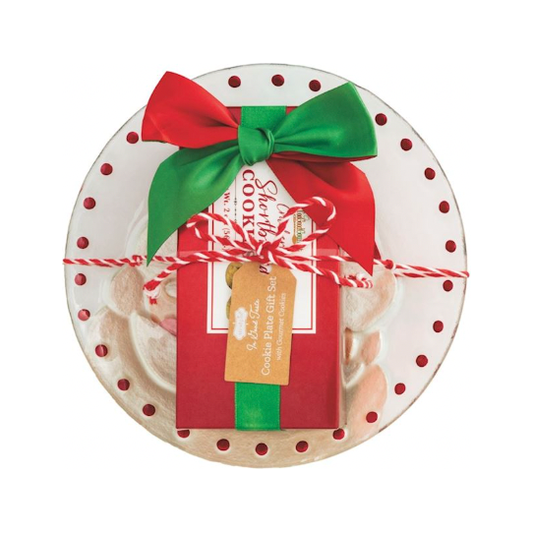 Santa Cookie Plate Set