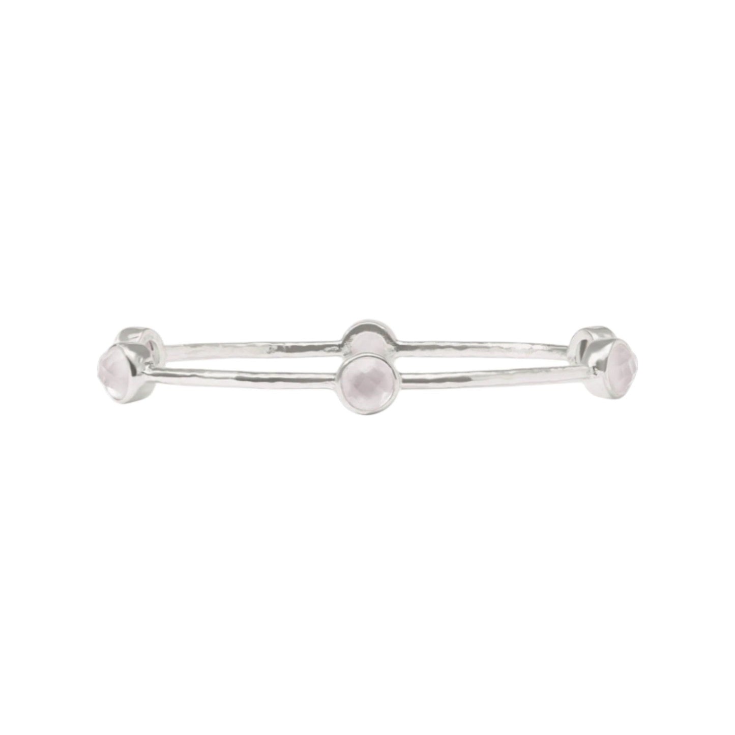 Milano Luxe Bangle - Clear Crystal - M