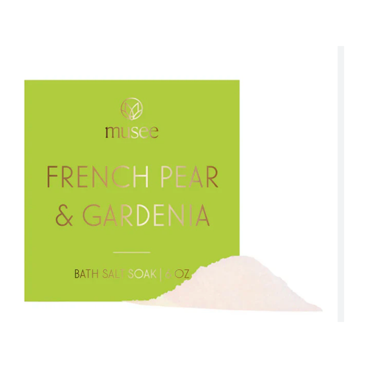French Pear + Gardenia Mini Salt Soak