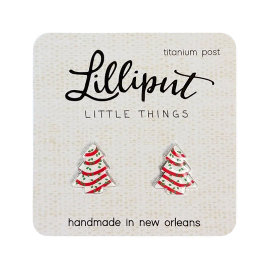 Christmas Treat Cake - Lilliput Earrings