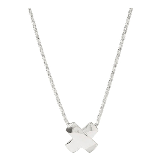 Catalina X Necklace - Silver