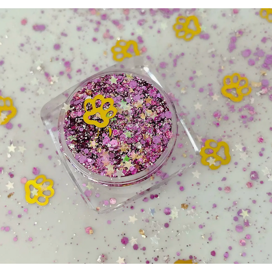 Let's Geaux Face Glitter
