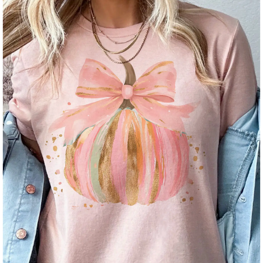 Pumpkin Watercolor Tee