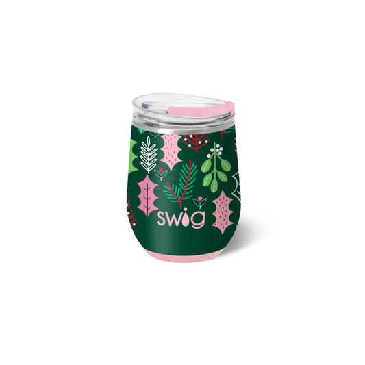 Merry Mistletoe - Stemless Wine