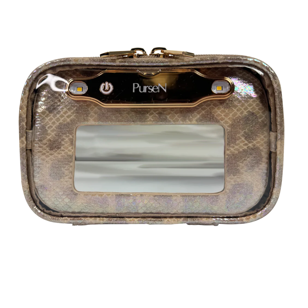 LittMini Organizer - Glimmer Leopard