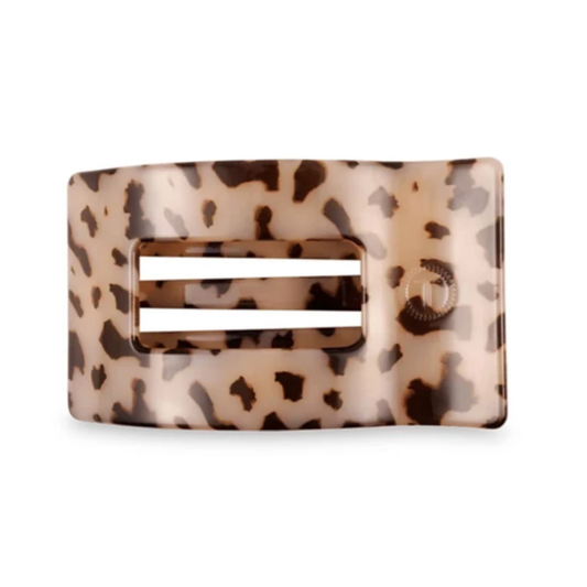 Blond Tortoise Flat Rectangle Clip