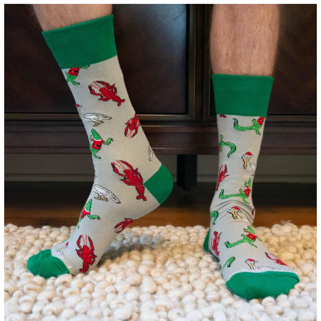 Cajun Christmas Socks