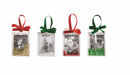Glitter Photo Frame Ornament