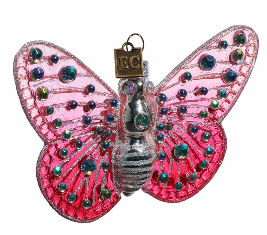 Fantasy Butterfly Ornament -  Pink
