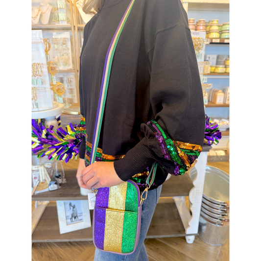 Mardi Glitter Crossbody