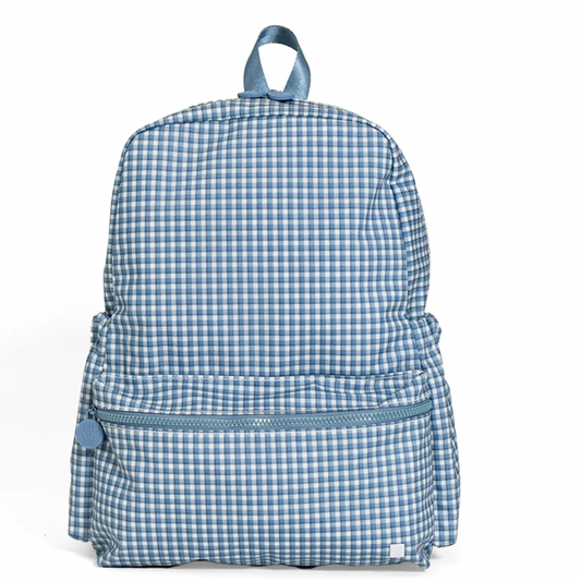 Trvl Backpack: Rodeo Check Indigo