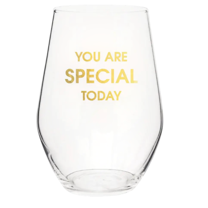 You Are Special Wine Glass