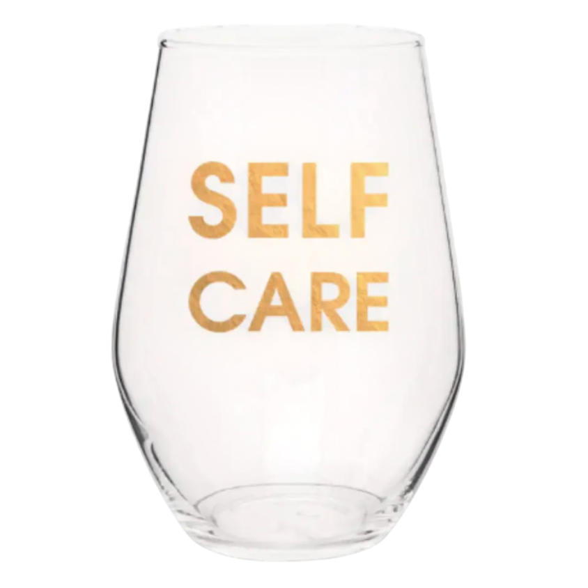 Self Care Wine Glass