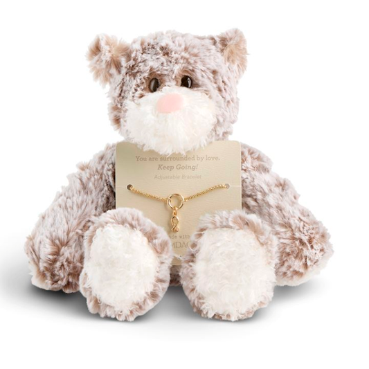 Mini Giving Bear + Ribbon Bracelet