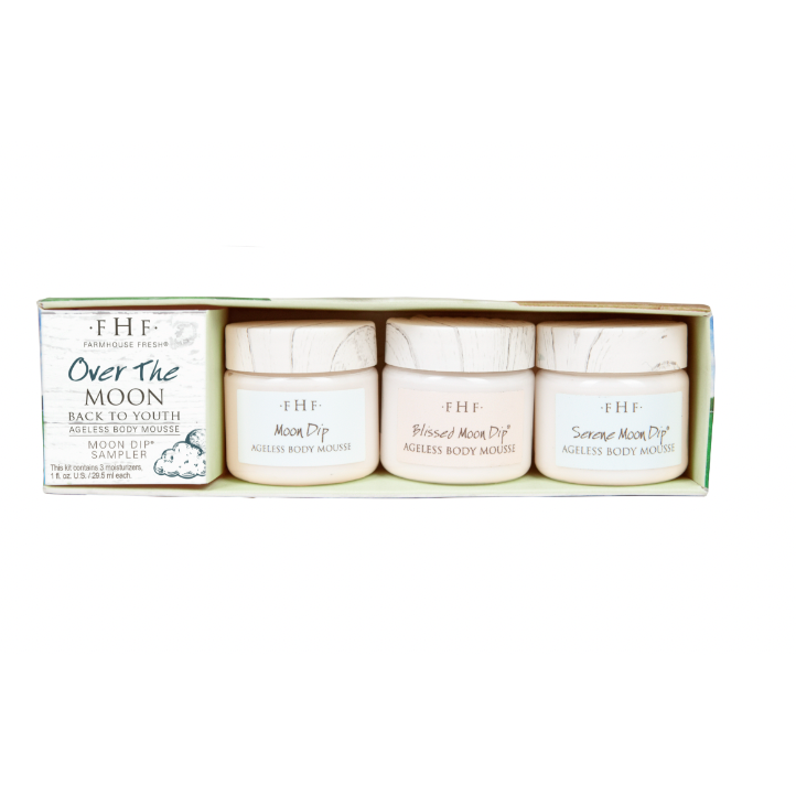 Over The Moon – Moon Dip® Body Mousse Sampler