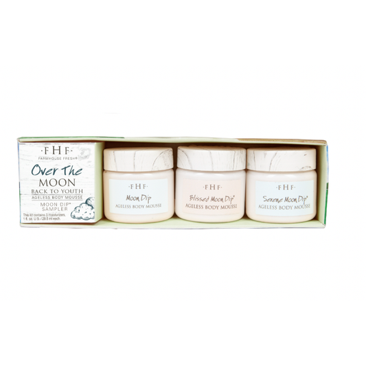Over The Moon – Moon Dip® Body Mousse Sampler