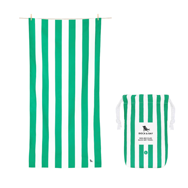 Quick Dry Towel: Cancun Green