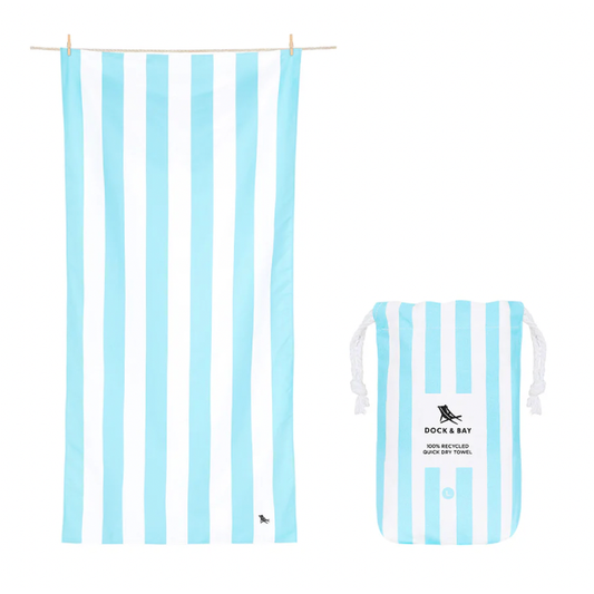 Quick Dry Towel: Tulum Blue