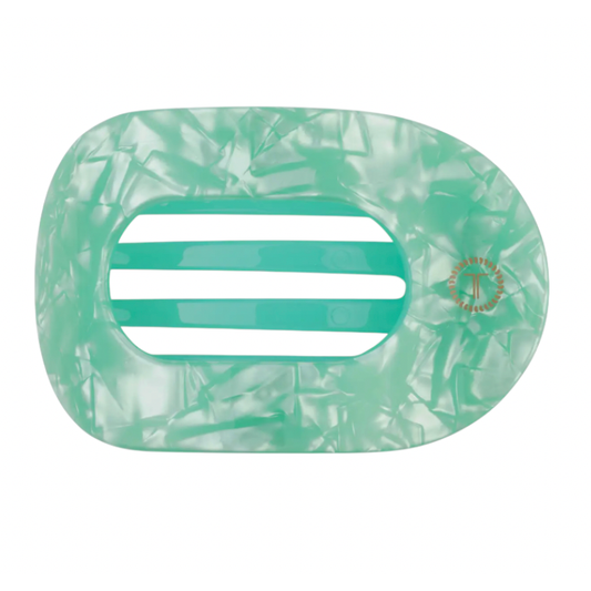 Flat Round Hair Clip | Small | Spring Splash