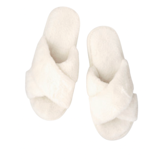 Ivory Slippers: