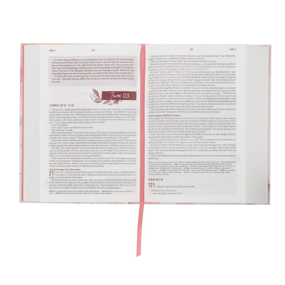 Pink Blossoms: Everyday Devotional Bible for Women