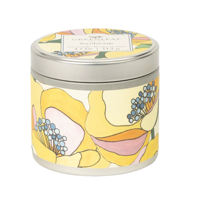 Sunbeam Tin Candle
