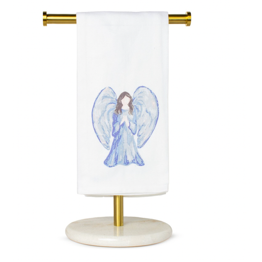 Watercolor Angel Hand Towel