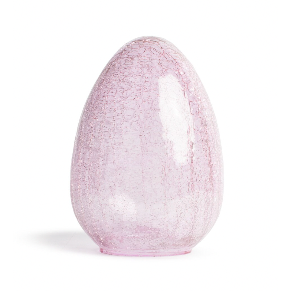 7x10 Pink Glass Egg