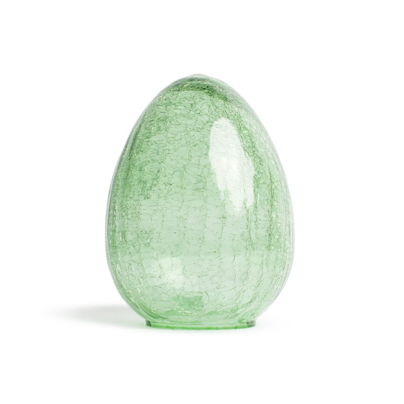 6x8 Mint Glass Egg