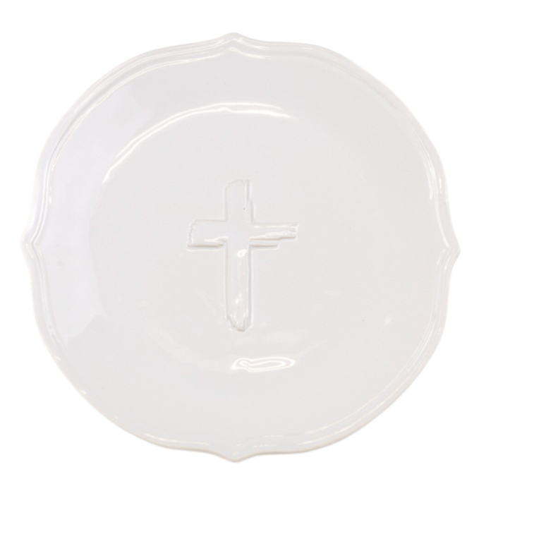 Cross Embossed Plate