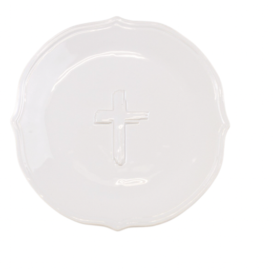 Cross Embossed Plate