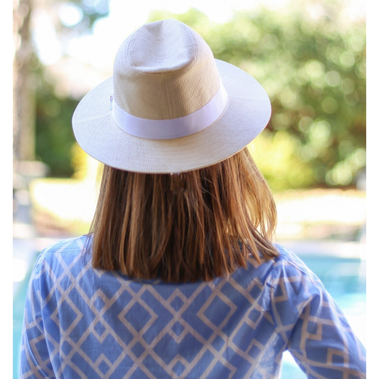 White: Panama Fedora