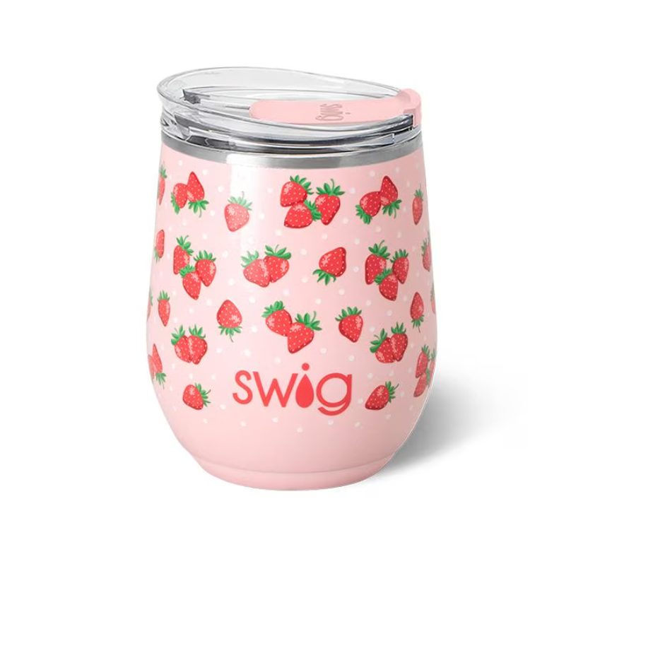 Strawberry Shortcake - Stemless Wine 12oz
